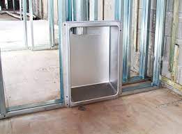 As long as you have access, you should be able to easily get to the outside port for your dryer vent. A Dryer Wall Box And Exterior Vent Fine Homebuilding