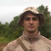 U.S. Marine Corps Lance Cpl. Joseph P. Stolba takes