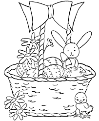 One of the things i really like about this free printable coloring pages easter basket download is how detailed it is. Cute Easter Basket Coloring Pages Novocom Top