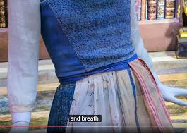 Gold yellow dress, village dress. Belle Emma Watson Costume Up Close Disney Beauty And The Beast Belle Costume Beauty And The Beast Costume