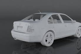2003 Volkswagen Bora Vr6 Volkswagen Low Poly 3d Models Low Poly 3d