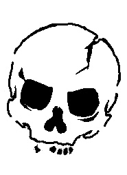 Knife through skull simple skull face stock vector (royalty free) 782089492. Skull Stencil By Gearwar On Deviantart