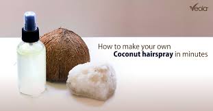 عطي شعرك حياة لمعان و ملمس ناعم باستعمال بخاخ زيت جوز الهند المصنع منزليا Diy Coconutoil Give Your Hair A Healthy Sh Coconut Make It Yourself How To Make