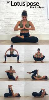 Lotus Padmasana Morning Yoga Yoga Poses Vinyasa Yoga