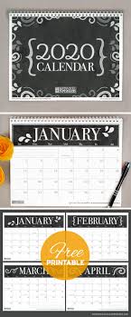 Come visit bath, maine's cool little city!! Free Printables 2020 Calendars Botanical Paperworks