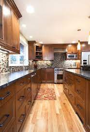Cherry cabinets with white or red oak floor? Tigard Treehouse Northland Design Build Cost Of Kitchen Cabinets Kitchen Colors Kitchen Remodel