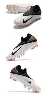 Soccer Boot Nike Phantom Vision 2 Elite Df Fg White Black In 2020 Nike Soccer Boots Soccer Cleats Nike