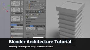 How To Create Buildings With Modifiers Blender Architecture Blender Tutorial Blender 3d