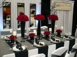 .sets greenish bow embroidery pattern christmas dining table decoration for the family. Red White And Black Table Settings White Wedding Decorations White Wedding Theme Red Wedding Decorations