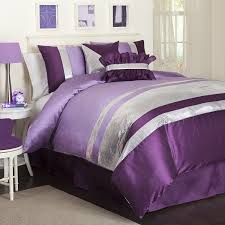 Full size bed in a bag bedding set microfiber. Purple And Black Comforter Sets Queen Foto Images
