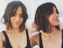 Chloe Bennet With Shorter Haircut For The Role Of Skye Hair Lengths Shoulder Length Hair Hair Styles