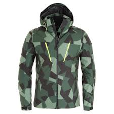 4f H4z20 Kumn007 Ski Jacket Men Camouflage Green Skiwebshopskiwebshop Com