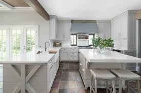 Pair your flooring to your kitchen's style, and soon you'll have the remodeled kitchen of your dreams! 75 Beautiful Slate Floor Kitchen With Gray Cabinets Pictures Ideas July 2021 Houzz