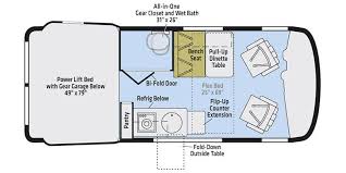 Bathroom layouts dimensions & drawings. Full Specs For 2018 Winnebago Revel 44e Rvs Rvusa Com