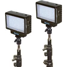 Bescor Led 70 Daylight Studio 2 Light Kit Led 70k B H Photo Video
