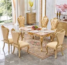 Oe Fashion High End Classic And Italy Furniture Dining Set Wholesale Dining Table Marble Gold Gold Leaf Dining T Furniture Furniture Styles Dining Table Marble