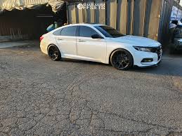 Don't know where to find the perfect rims for your 2020 honda accord carid.com stores a massive selection of 2020 honda accord wheels offered in myriads of design and finish options, including chrome, black, silver, and so much more. 2020 Honda Accord Wheel Offset Flush Lowering Springs 950974 Team Stance