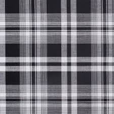 Black And White Plaid Fabric Black And White Plaid Double Cloth Cotton Shirting Mood Fabrics White Plaid Shirting Fabric