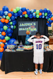 Balloon 5th Birthday Decoration Ideas For Boy Space Jam Jersey Space Jam Party Decor Space Jam Theme 1st Birthday Party Themes Baby Boy 1st Birthday Party