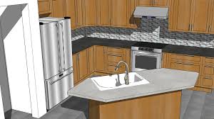 sketchup: kitchen design