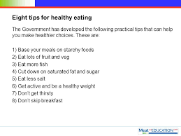 If you're on the lookout for foods that can help lower your risk. All About Me Meatandeducation Com Learning Objectives To Understand Why Healthy Eating And Being Active Is Important To Recall The 8 Tips For Healthy Ppt Download