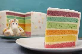 Regenbogentorte Backen Regenbogenkuchen Rezept Mit Fondant Einhorn Absolute Lebenslust