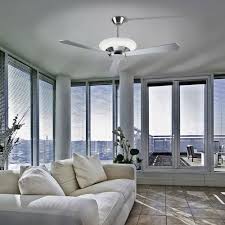 White Led Ceiling Fan With Opaque Blades Ip65 Rated Cheap Ceiling Fans Gray Ceiling Fan Ceiling Fan
