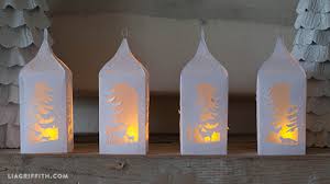 Diy Winter Paper Lanterns Lia Griffith