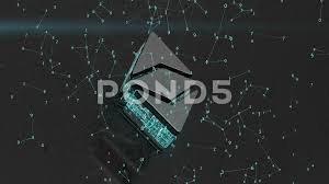Ethereum is the most popular blockchain for dapps development, with over 5000 dapps built on it. Processing Ethereum Logo Internal Infor Stock Video Pond5