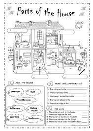 Parts Of The House Worksheet Free Esl Printable Worksheets Made By Teachers English Classroom Teaching English English Exercises