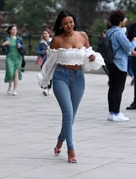 Whole time they wana take my place. Maya Jama At London Studios 07 07 2020 Celebmafia