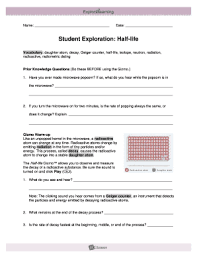 Half life gizmo answer key activity a, half life of radioactive isotopes.docx sh«jir open new! Half Life Gizmo Answer Key Fill Online Printable Fillable Blank Pdffiller