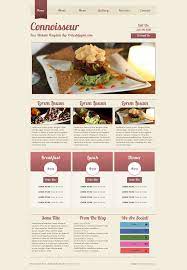 Download this hotel template for free. Connoisseur Free Website Template Pritesh Gupta Free Website Templates Restaurant Website Templates Website Template