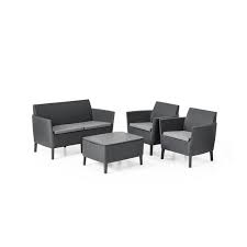 Maybe you would like to learn more about one of these? Keter Salemo 2 Seater Lounge Set Graphite
