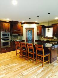 Hickory Floors Cherry Cabinets Hickory Flooring Kitchen Projects Cherry Cabinets