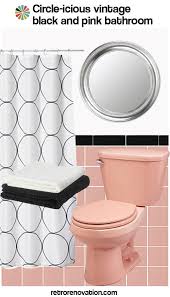 Check spelling or type a new query. 16 Designs To Decorate A Pink And Black Bathroom Retro Renovation