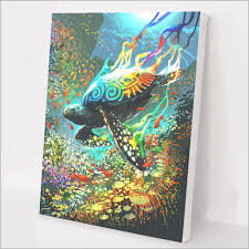 For this just dip a tool in the paint and do the dotted work. Rainbow Reef Kit Paint Plot Australia