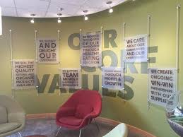 Values Wall Goodness Human Resources Office Office Branding Corporate Values