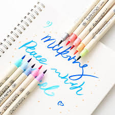 Petersburg this spring, i got inspired. 10pcs Future Color Brush Marker Pens Set Fabric Soft Tip Touch For Lettering Calligraphy Drawing Art School A6805 Buy From 12 On Joom E Commerce Platform