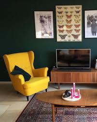 Machteld On Instagram Home Sweet Home In Love With My New Chair It Brings All Surrounding Colours Alive Strandmon Chair Living Room Interior Cool Chairs
