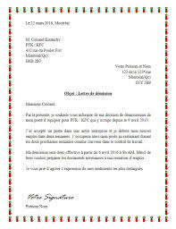 A noter que la démission n'. Lettre De Demission Pour Kfc Et Pfk Docutexte
