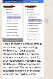 The app also warned that the dependent's ic / passport number can't be registered to more than one mysejahtera account. Jkjav Viral Message Claiming Mysejahtera Vaccine Registration Might Be Incomplete Is Fake News Laptrinhx News