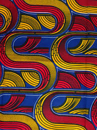African Print Fabric Sold By 1 Yard Piece Ankara Print Fabric Blue Red Yellow Fabric African Wax Print Fabric Printing On Fabric African Fabric Motifs Wax