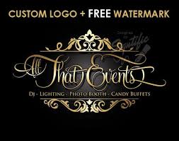 Custom Events Planning Logo Free Watermark Free Psd Source Etsy In 2020 Event Planning Logo Event Planning Business Logo Initials Logo Design