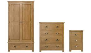 The cross collection is crafted out of oak wood and features black hardware and a beautiful, brushed dark gray. Buy Habitat Kent 3 Piece 2 Door Wardrobe Set Oak Oak Veneer Bedroom Furniture Sets Argos