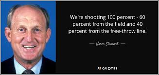 Norm Stewart quote: We're shooting 100 percent