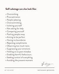 Time and time again, you are under deadline and you find yourself procrastinating instead. Vexking Posted On Their Instagram Profile Self Sabotage Is The Act Of Consciously Or U Positive Self Affirmations Sensible Quotes Positive Quotes Motivation