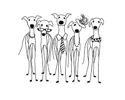 Digital Download Printable Greyhound Art Greyhound Download Funny Greyhounds Greyhound Drawing Greyhounds Dressed Up Greyhound Art Greyhound Greyhound Tattoo