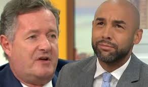 Morgan sensationally stormed off the set on tuesday after a heated debate which saw beresford label his behaviour diabolical. Itv Good Morning Britain Piers Morgan Calls Alex Beresford Pathetic In Fatherhood Debate Tv Radio Showbiz Tv Express Co Uk