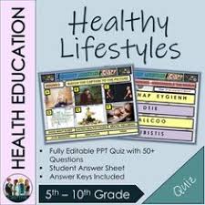 Healthy Lifestyles Quiz Lesson Self Esteem Identity And Lifestyles Quiz Over Health Education Health And Physical Education Physical Education Curriculum